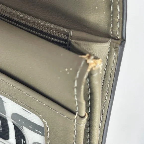 Lodis Fuchsia Pink Leather Long Wallet Continental Fold-Over Design - Picture 13 of 15